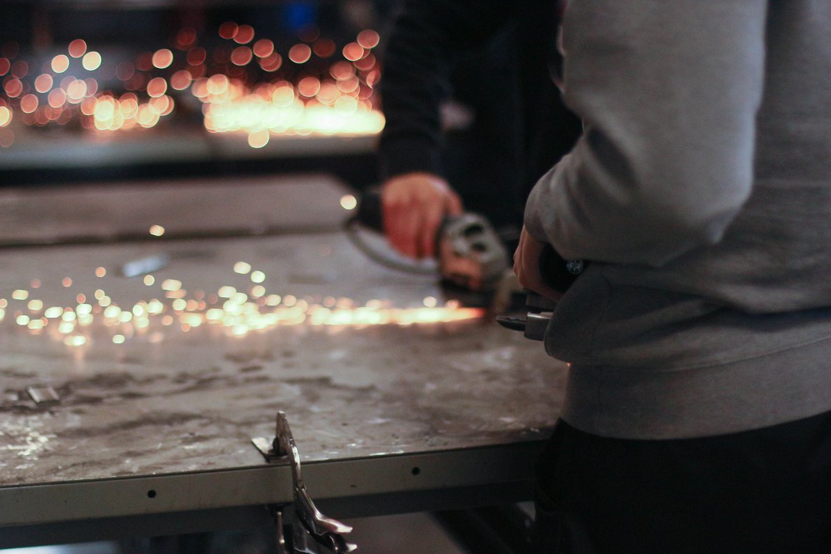 CALgresham's tweet photo. Sometimes school is such a grind! #wegotyou #calcharter #manufacturing https://t.co/701dbb03wv
