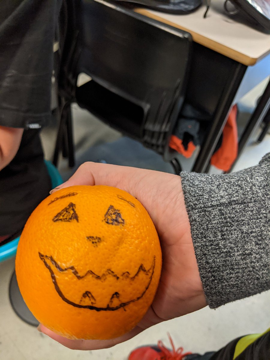 MsTrudyPiercey's tweet photo. Spirit Week continues in grade 6 @AnthonyPaddon . Treaty Tuesday creativity.   Yum. https://t.co/hh8emBlvHf