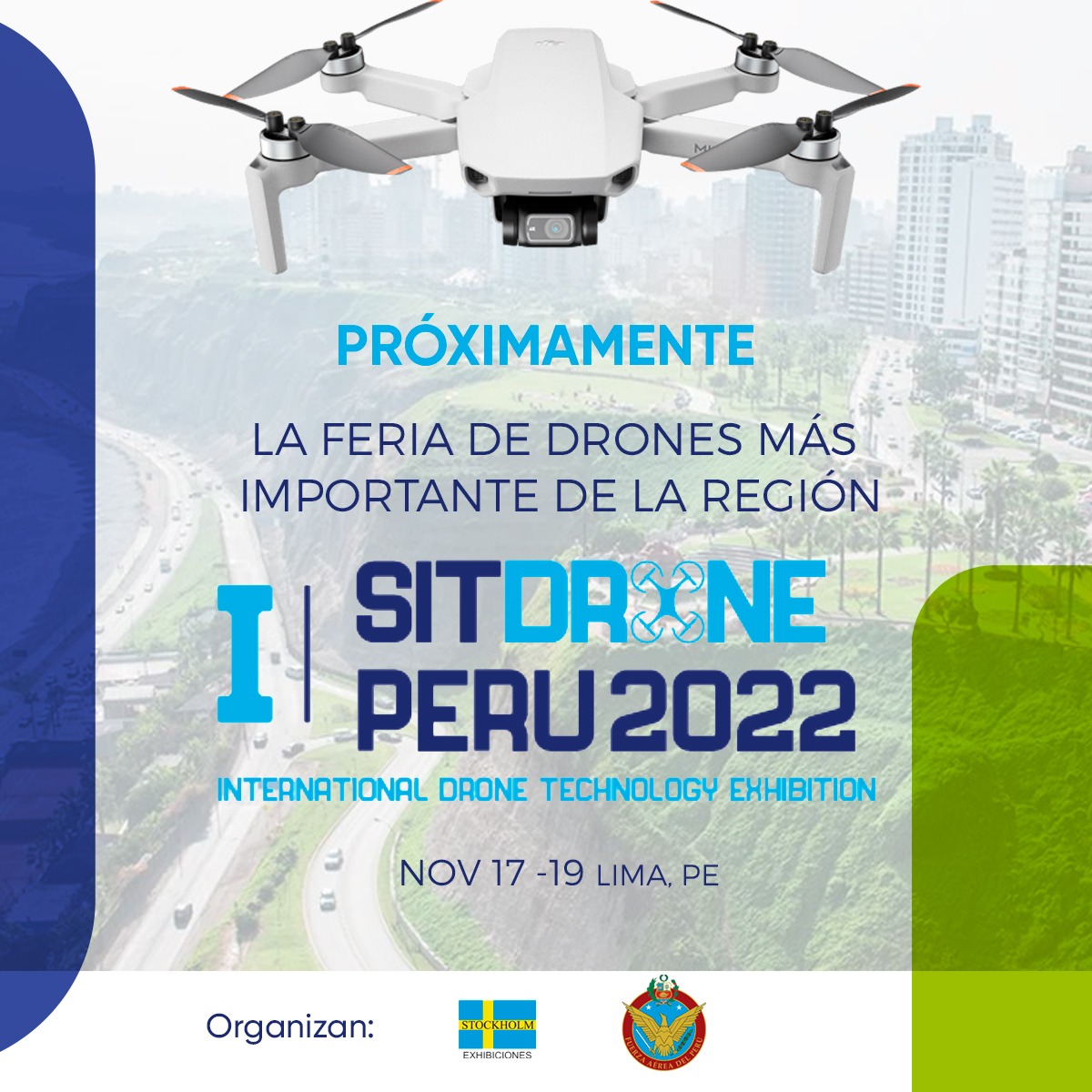 Sitdrone Perú es la feria en la que empresas, universidades y todas las personas interesadas podrán aprender sobre drones. 🚀 ¡No te pierdas la oportunidad de conocer más sobre la industria 4.0 de Latinoamerica! #dronesperu #drones #dji #dronelima #dronelife #pilotodedrone