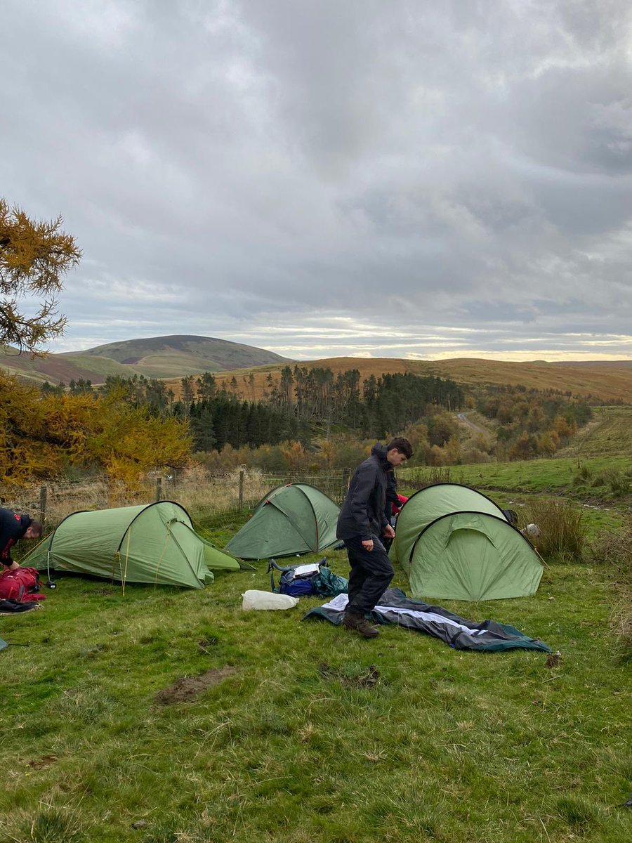 What a view! 😍😍😍 #GoldDofE #Exped #wildcamping #cheviots #Northumberland #ArmyCadetAdventures @ArmyCadetsHQ @SO1TrgHQCadets