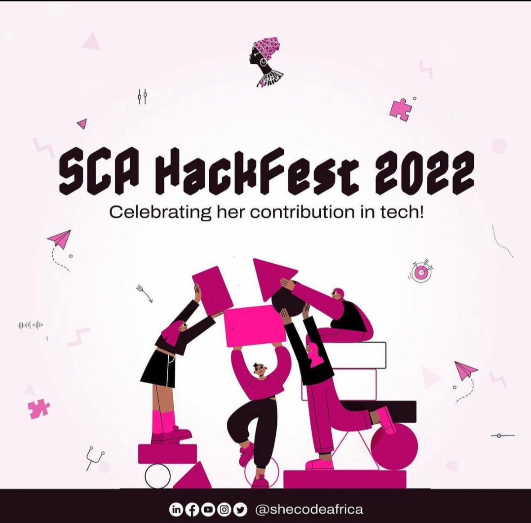 maya_ux_ui's tweet photo. Considering my teammates @MiracleZinny @adooniade @eveIta_ and I, participating in the #scahackfest this year has been a great learning opportunity given that we are all open-source novices. https://t.co/PADSZrHpgO