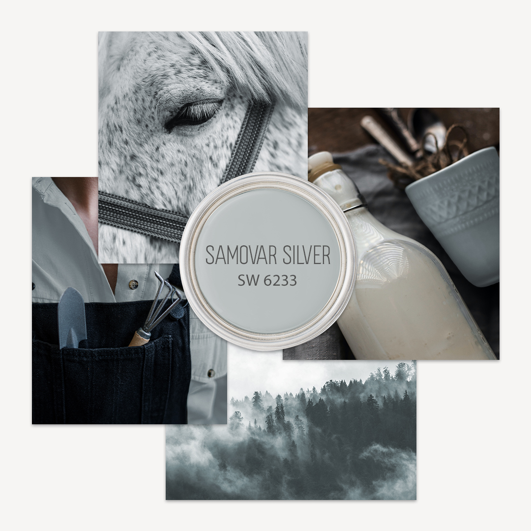 ¿Qué es lo primero que se te viene a la mente con nuestro color del mes Samovar Silver SW 6233? Cuéntanos en un tweet.🎨🤔​

#SherwinWilliamsMéxico​
#AmorPorElColor​
#Colores​
#ColoresDeMexico