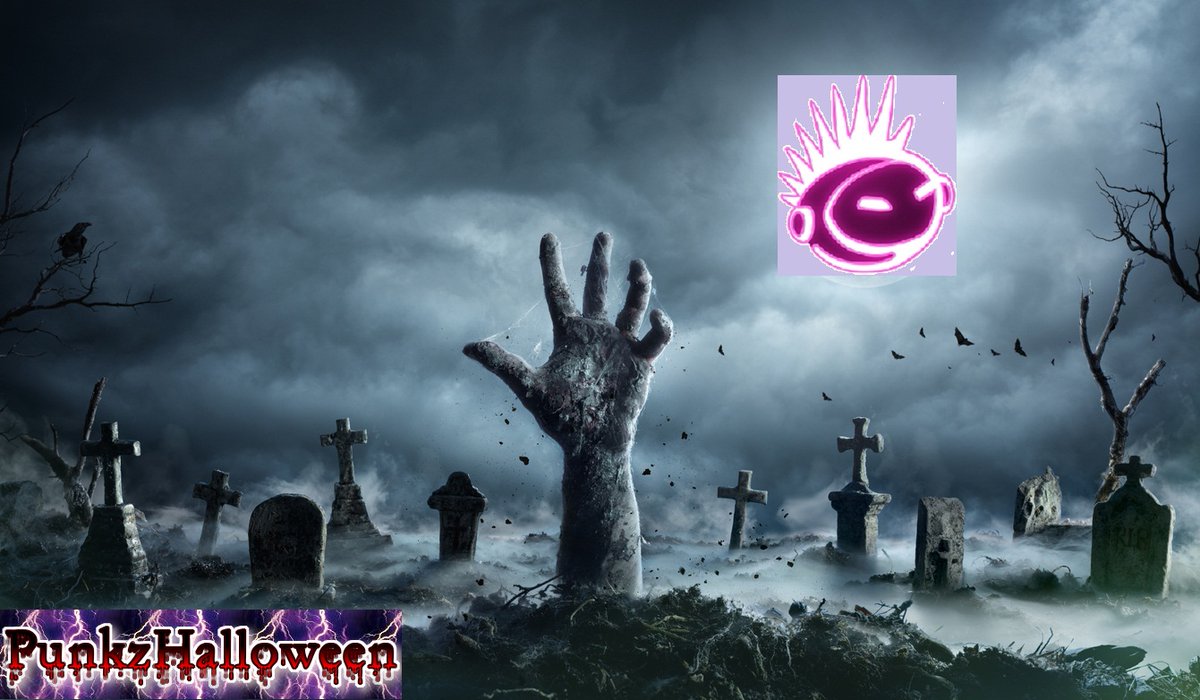 Cryptol91049292's tweet photo. Happy #PunkzHalloween.
Join us in the night of the living #PunksDead,
October 31st, 4pm UTC. Big rewards incoming!!! https://t.co/DYiajp3cBa