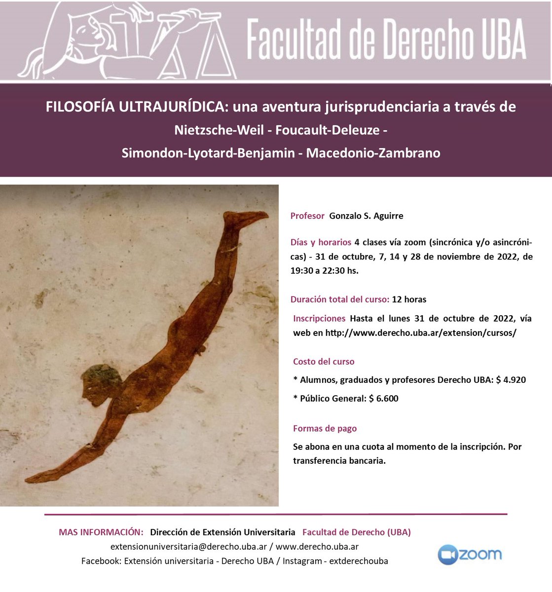 Extension Universitaria Derecho UBA tweet media