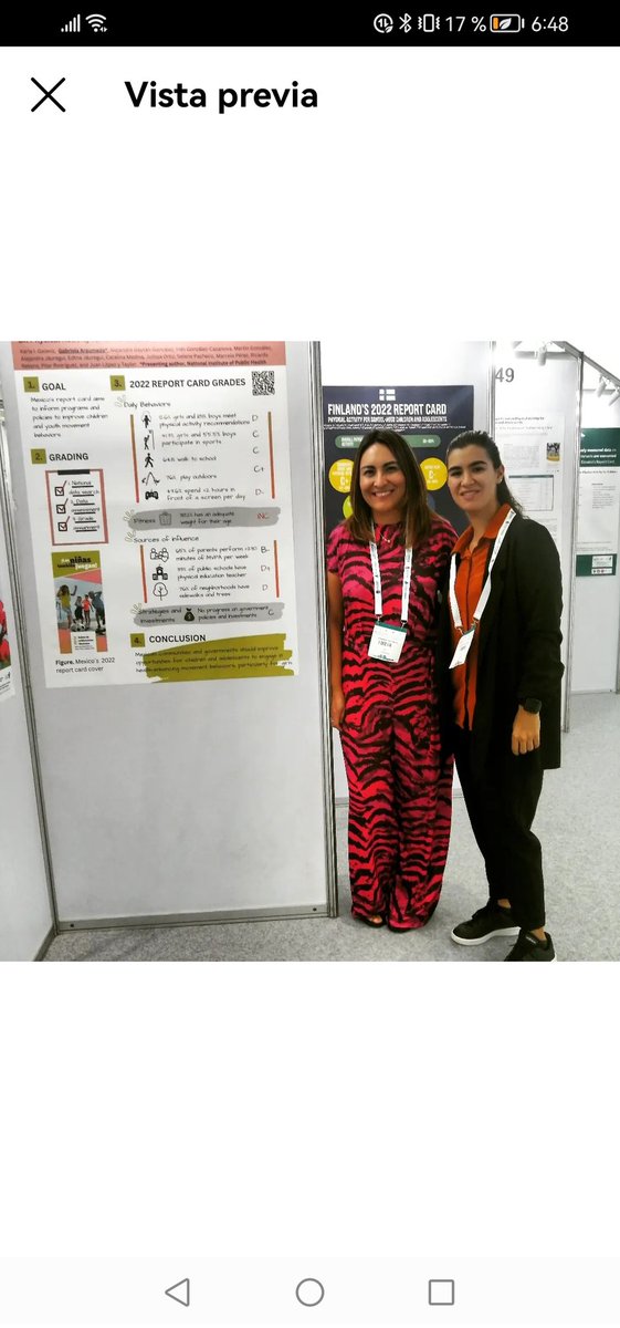 Attending the @ISPAH Congress 2022! Say hi to our representative researcher Dr. @GabyArgumedoG and our student @Julissa_Brunel #GlobalMatrix @activehealthyk1