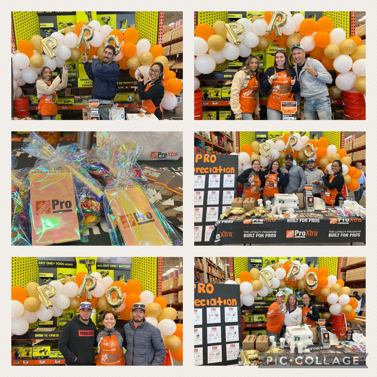 Great time with our PROS!! ✨🥳#goodiebags #notepads #pencils @Fuerstenberg15 @HomeDepot0523 <a href="/IsaacG_Garcia/">Isaac Garcia</a>