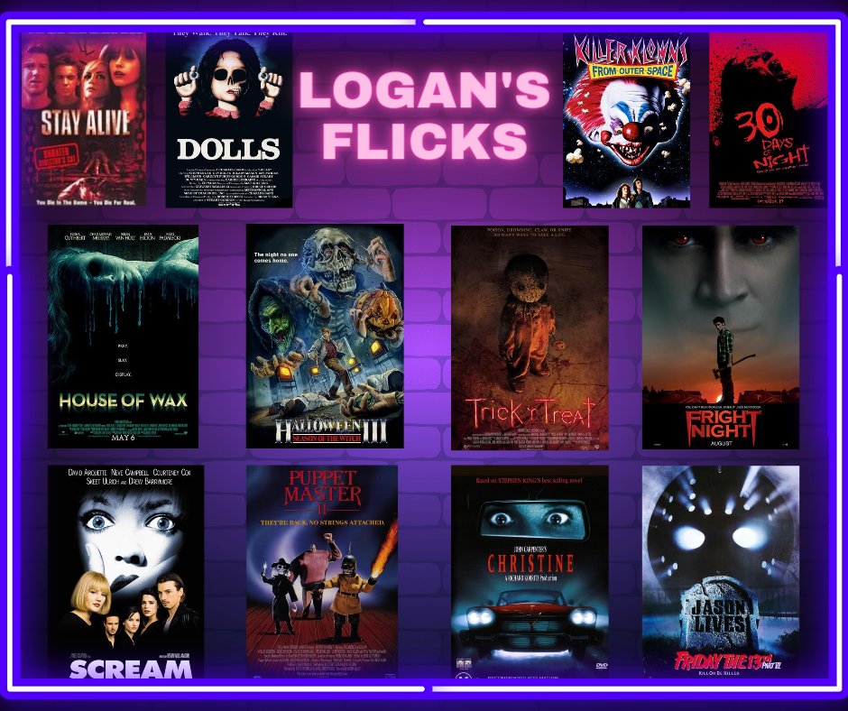 TUSOPPod's tweet photo. We had a listener reach out today that asked us to post a list of scary movies we recommend, so these are a few of my all time favorites. Are they all amazing movies? No, but they're absolutely amazing to me. What's some of y'all's go to scary flicks? https://t.co/iajBOsv3C0