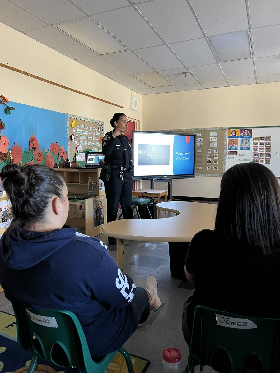PinewoodEEC's tweet photo. Thank you, Sergeant Julie Spry, for presenting Active Shooter Training to the Pinewood EEC team. The more awareness the better chance of survival. #safeschool @LASchoolPolice @ECED4LA @MLB4PreK @LASchools @LASPOA1 @LDNESchools @Kelly4LASchools https://t.co/Dq5LAEnOQV