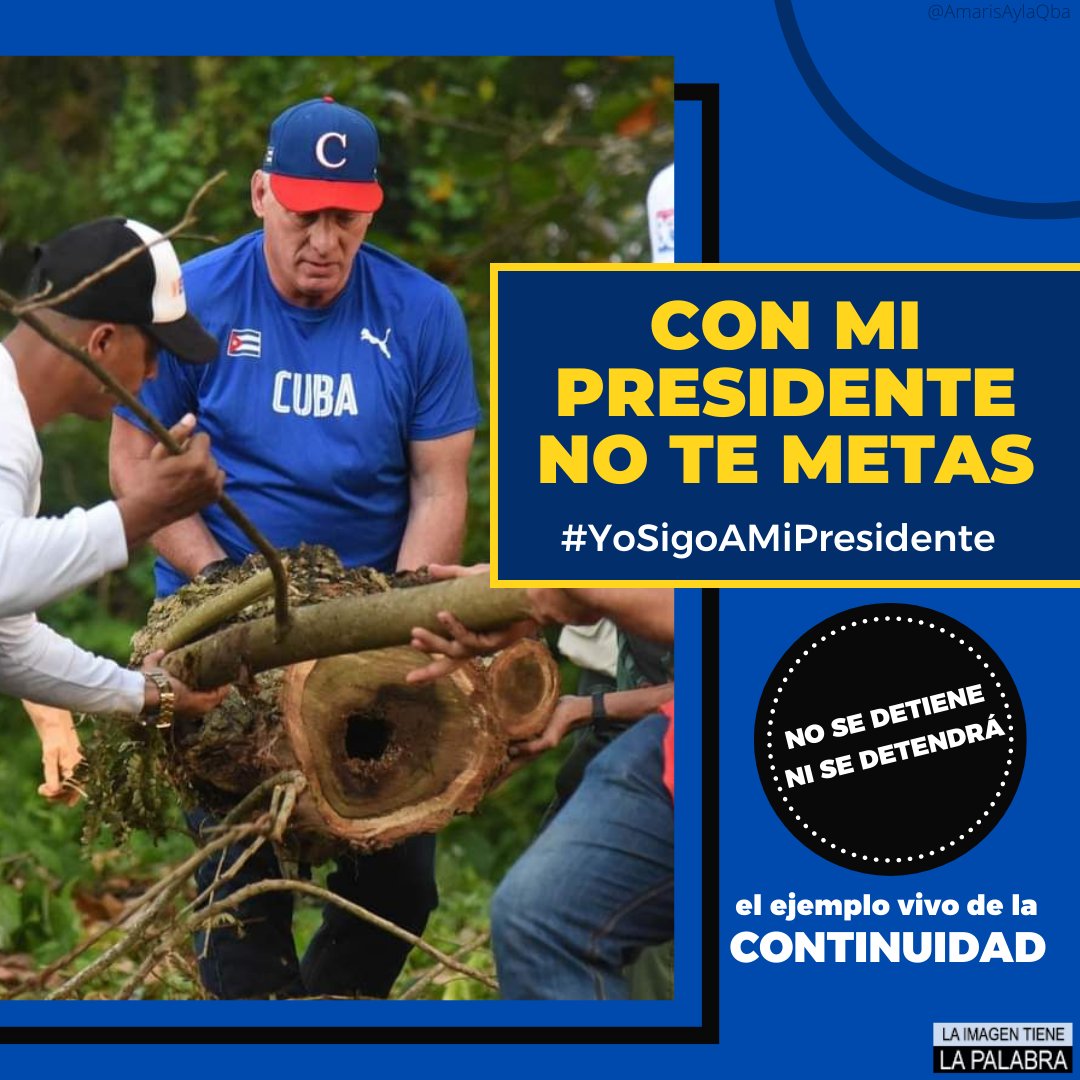 😡 Con mi presidente no te metas❗ Díaz Canel no se detiene ni se detendrá💪💪💪.
