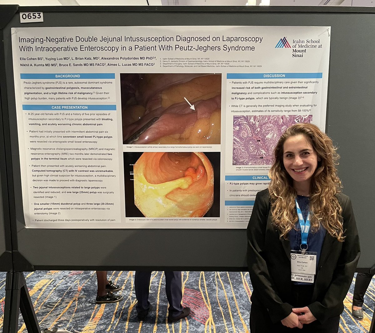 I’m very grateful to have had the opportunity to present this case of a patient with Peutz-Jeghers Syndrome at #ACG2022 (my #firstACG)! cdmcd.co/G3aLAk