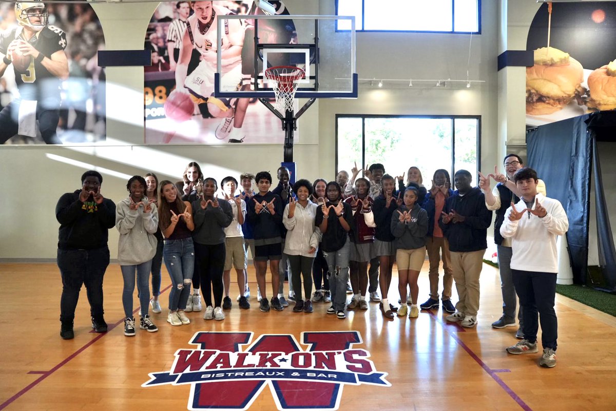 A business's culture is an essential key to its growth and success. Thank you to the @walk_ons team for showing our students an excellent example of how it is done. #StudentCEOs