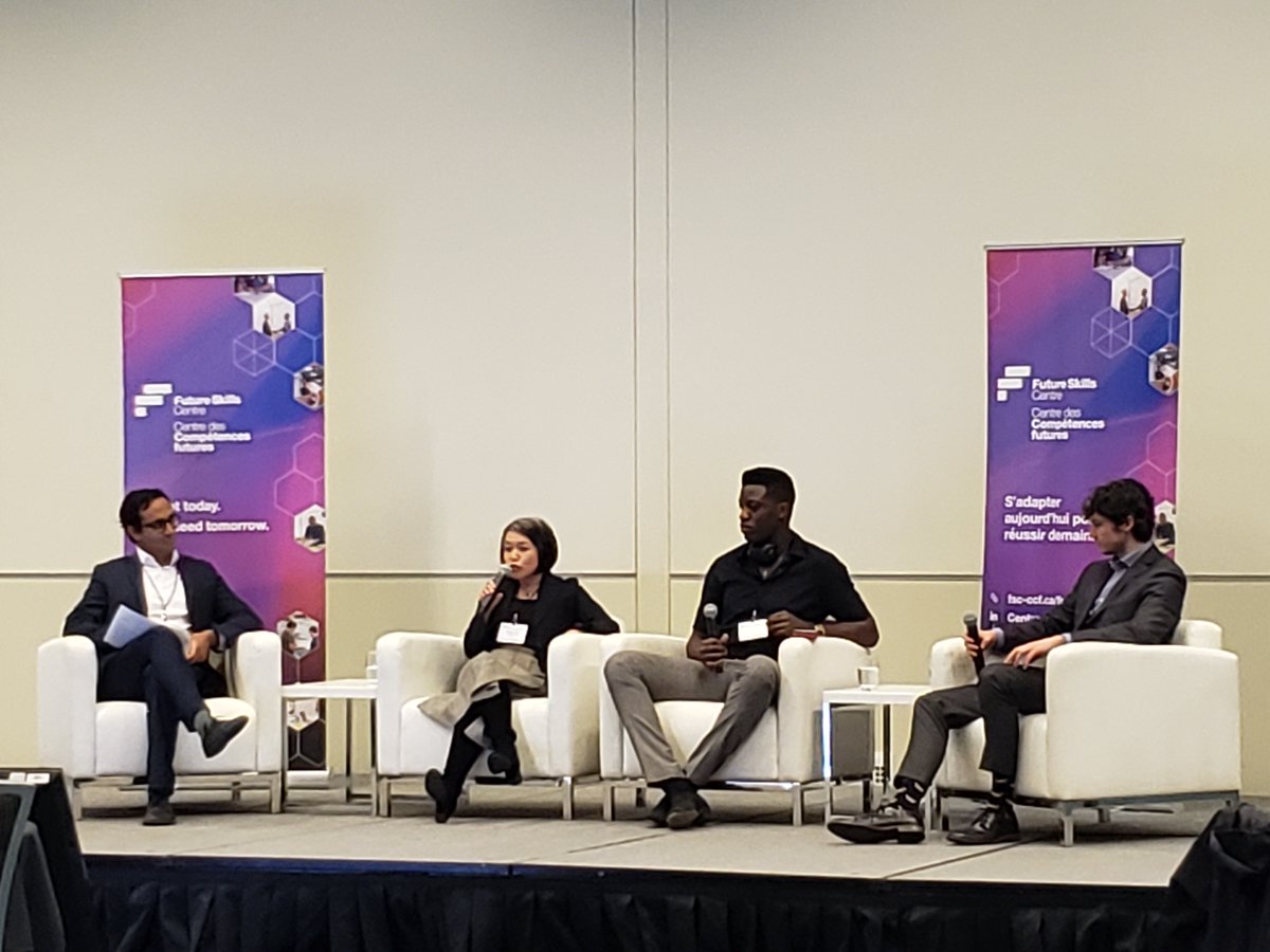 Dans notre deuxième groupe de discussion, nos panélistes explorent la manière dont les jeunes adultes peuvent trouver des emplois stables tout en restant attachés au #DéveloppementDurable.