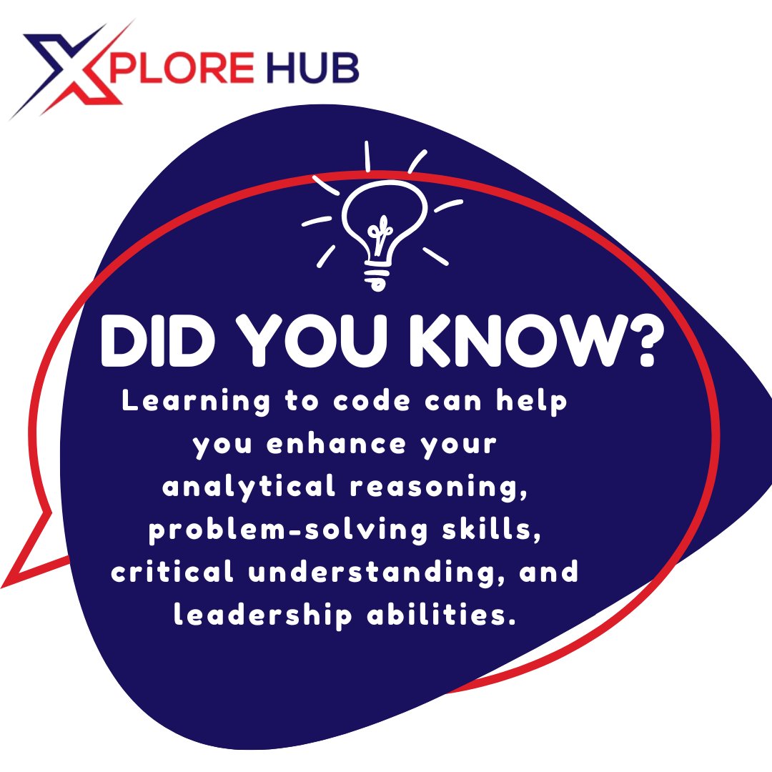 XploreHub's tweet photo. Did you know?💡⬇️

Invest in your kid's future today! Check out https://t.co/LZqO2A4zrZ

#coding #codingforkids #pythonforkids #webdevelopmentforkids #programmingforkids #codingisfun #codinglife #codinglessonsforkids #codingfobeginners #python https://t.co/fpcYXCGQQd