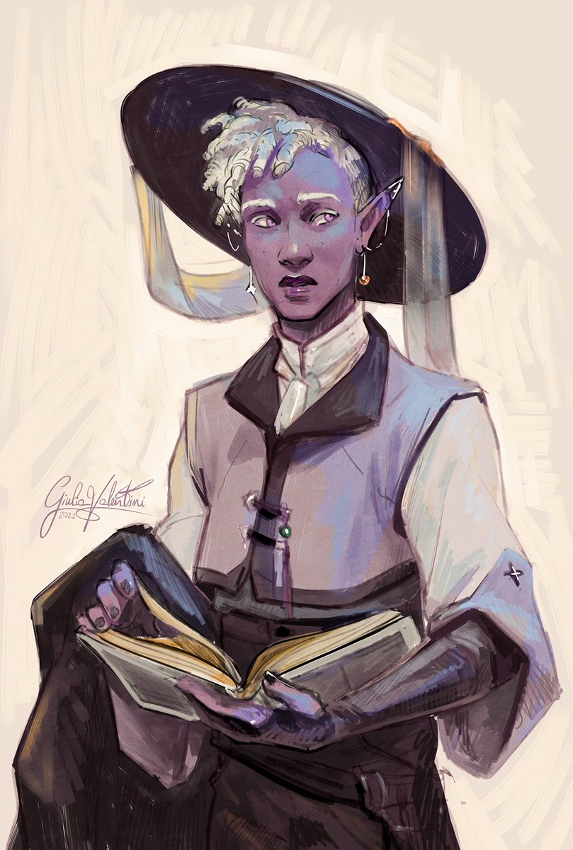 kurocyouART's tweet photo. ok lads let's get started manifesting 
#essekthelyss #criticalrole #criticalrolefanart https://t.co/ND3e13tBm2