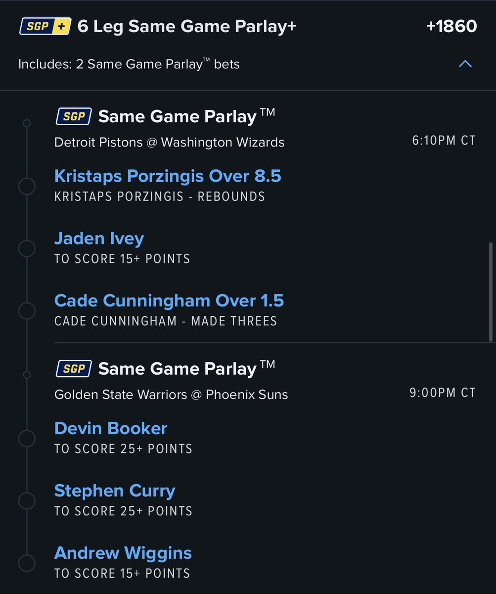 GamblingDoozy's tweet photo. NBA Longshot Parlay🎯
All my favorite NBA player props for tonight🔥
#bettingtwitter #FreePicks #GamblingTwitter #NBATwitter #NBA #PlayerProps #Parlay #TailThis https://t.co/QKqIYNSSAq