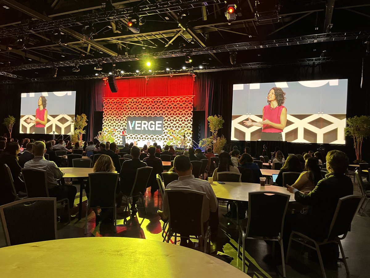 AdaptCap's tweet photo. Great to be at the #VERGE22 conference by @GreenBiz, joining over 4,000 delegates, hundreds of speakers and exhibitors to talk decarbonisation https://t.co/t6fxc8qOMh