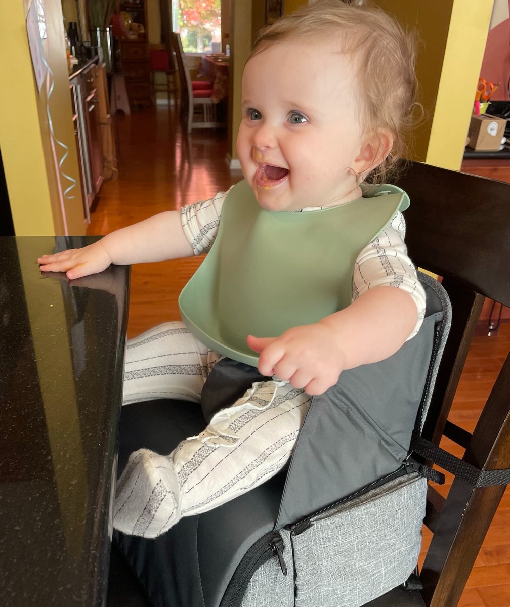 The Contours Explore® 2 Stage Portable Booster Seat and Diaper Bag is a mealtime product that both you and your child will love!