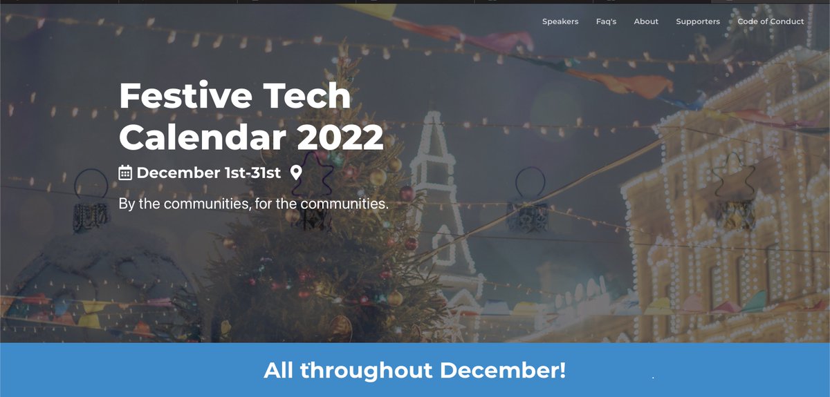 nick_cloudops's tweet photo. I cannot believe I just summited a session to the Festive Tech Calendar 2022. I might just write a blog post and make it into a Christmas theme.
#CloudFamily #FestiveTechCalender2022 #Cloud #Azure https://t.co/KcAjUGDcNx