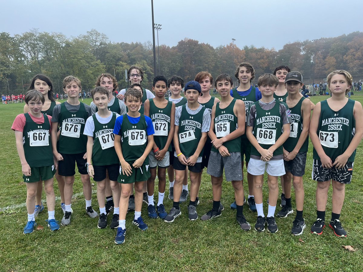 MEHornets's tweet photo. MSXC: Congrats to our MS Hornets Boys for winning the NEC/CAL league meet! Congrats to our 3 top 10 finishers: Bode Dodge (4th), Gus Hall (7th), &amp; Anton Gilson (8th). 

MS Hornets Girls finish 7th (out of 17)! 

Congrats to both teams on a terrific season! @GDTSports @MERMS01944 https://t.co/M7emgUbw5L