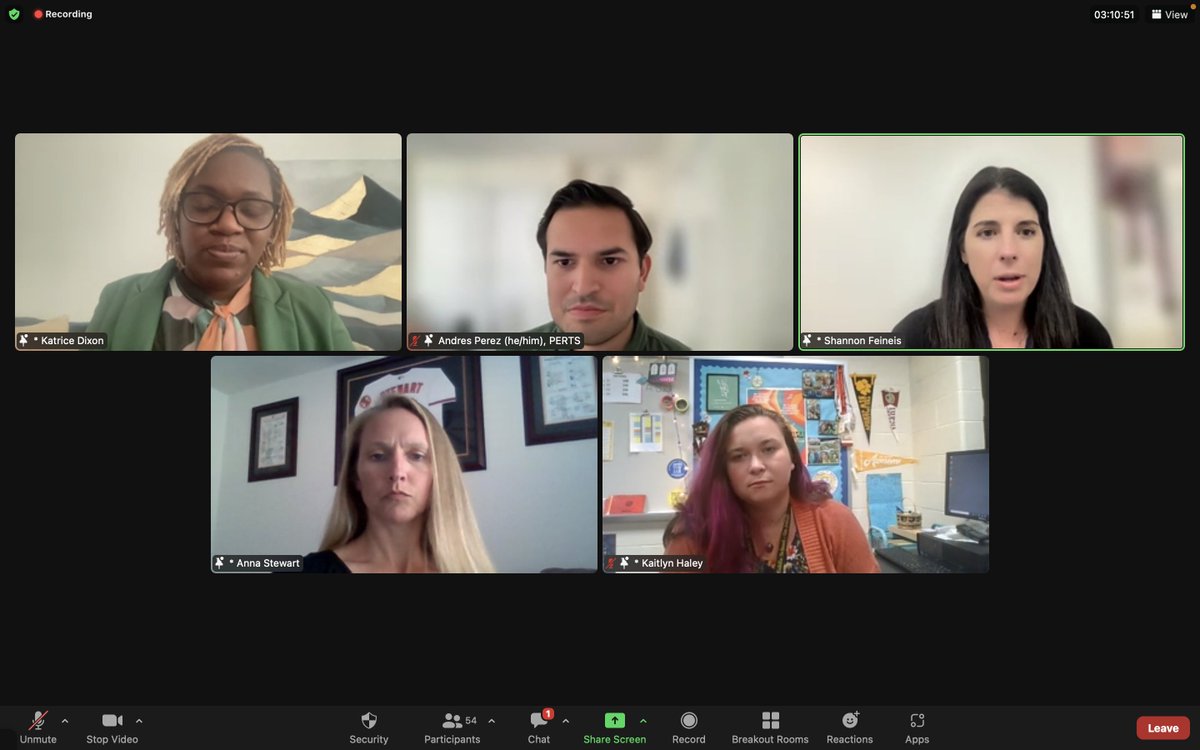 pertslab's tweet photo. Thank you @FeineisPhysics, @kaity_haley, Anna Stewart of @NassauSchoolsFL and Katrice Dixon of @clms1871 for sharing your perspectives on improving student outcomes and being vulnerable in the classroom! We appreciate the work you do! ❤️ #ElevateShowcase https://t.co/XIcK2Ayfxe