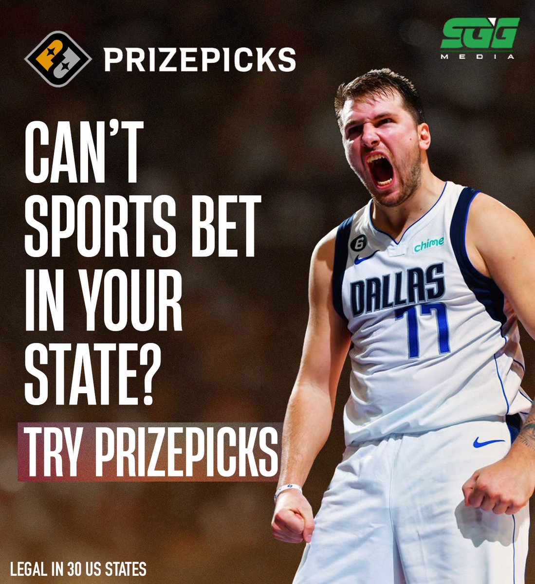 Can’t sports bet in your state? Try the BEST DFS app out there, @PrizePicks ✅ 🏀Take advantage of PrizePick’s LIMITED TIME OFFER and get 100% DEPOSIT MATCH up to $100 using THIS PROMO LINK: bit.ly/SGG_PrizePicks 📈 Win up to 10x your Money!🏆 Legal in 30 US States👀