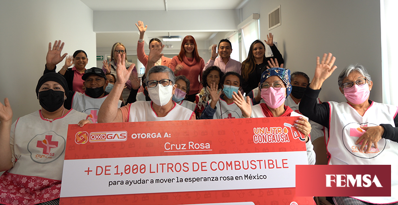 A través del programa "Litros con Causa", <a href="/oxxogas/">OXXO GAS</a> donará 2,500 litros de combustible a las organizaciones Sana en Casa y <a href="/cruzrosa_mty/">cruzrosa_abp_mty</a>, en beneficio de familias y mujeres de escasos recursos que requieren apoyo o atención médica.

Conoce más: bit.ly/3sqjf9G