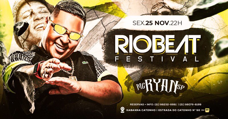 sympla.com.br/evento__1752254 dia 25 homem tá na área #riobeatfestival