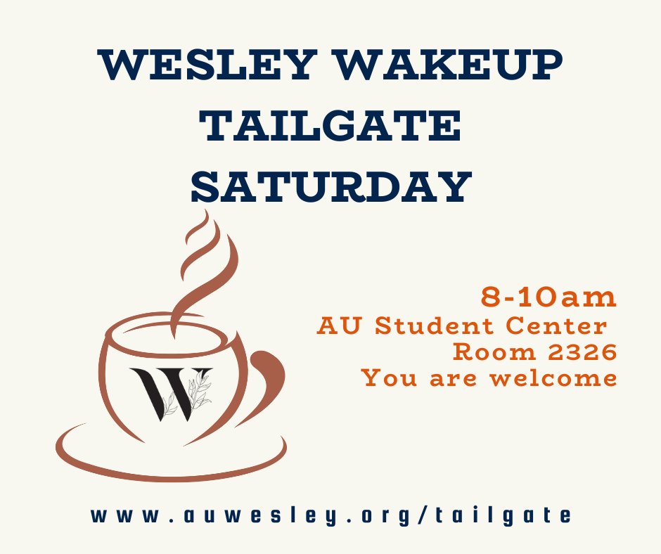 PABStevenson's tweet photo. Come enjoy an early tailgate with Auburn Wesley Foundation! https://t.co/CxxHOHKghg