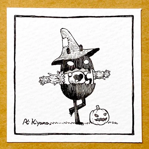 Good morning !
今日のギィ🎃

#イラスト 
#タマゴノマモノ 
