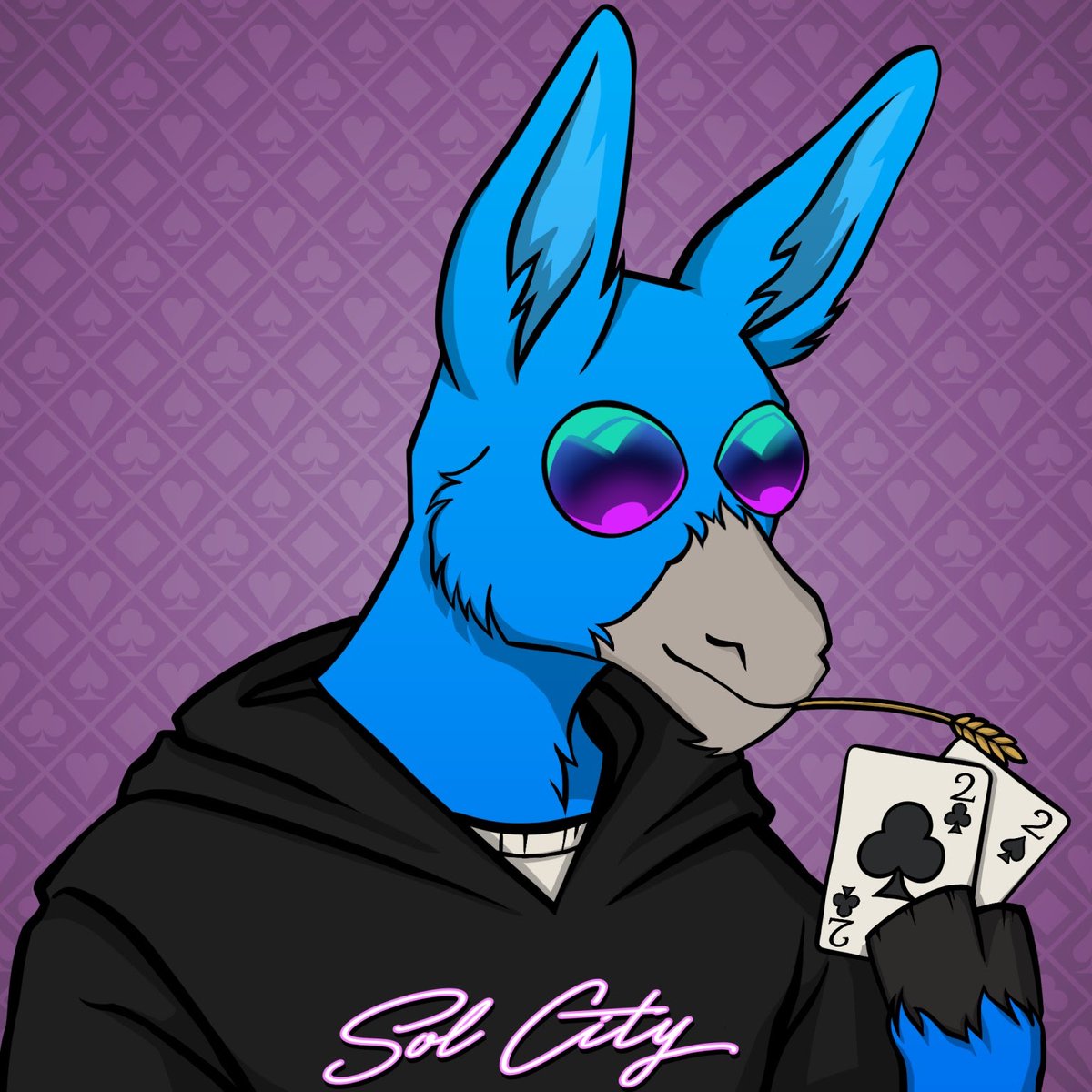 shel013nft's tweet photo. #HAYISTHEWAY #SOLCITYMINTPARTY @SCPokerClub This one Makes me smile so I saved him from the floor...ππ₯β€οΈ https://t.co/Q1o4zqdwiA