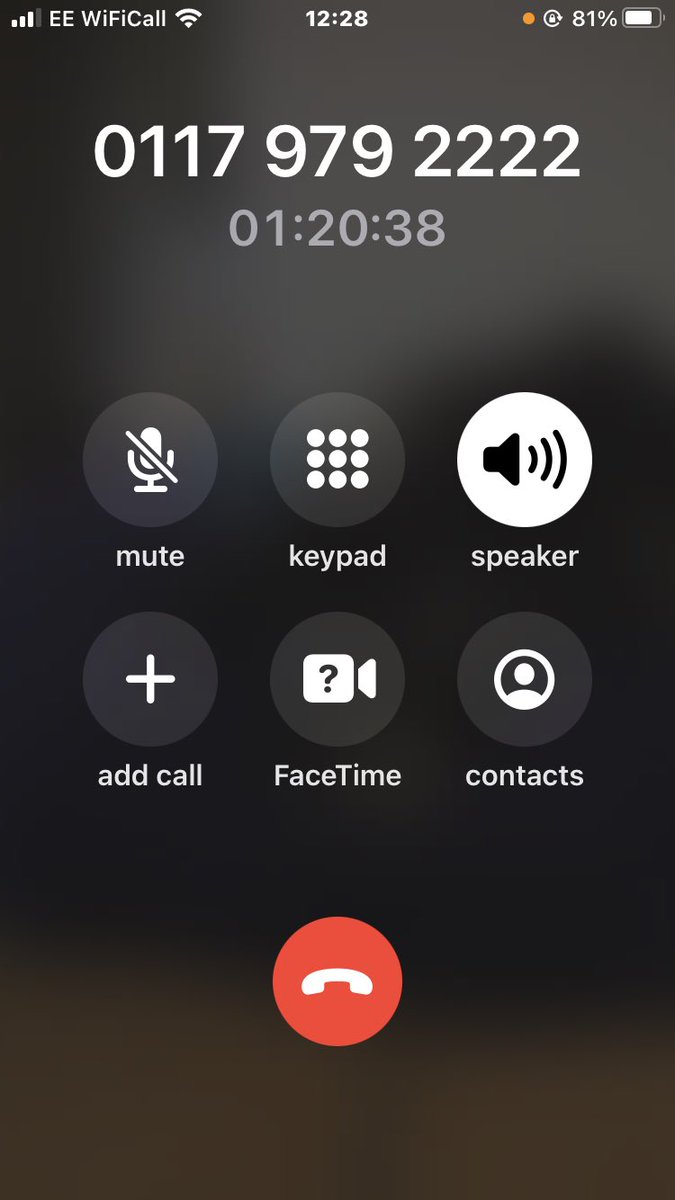 jonathanhearn18's tweet photo. @bankofireland this is the call waiting time …nearly 4 hours to get to speak with a human being https://t.co/DyHFKW7hth