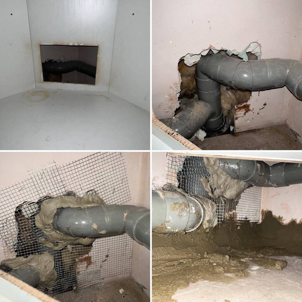 PestFreeMike's tweet photo. Another great sample of mice entry point found behind kitchen cupboards. Difficult to reach but that’s what we specialise in - proofing works against rodent pests in hard to reach areas. Give us a call if you would like to get rid of mice once for all!

… https://t.co/1BoGd8QjYD https://t.co/MJSo31NvMm