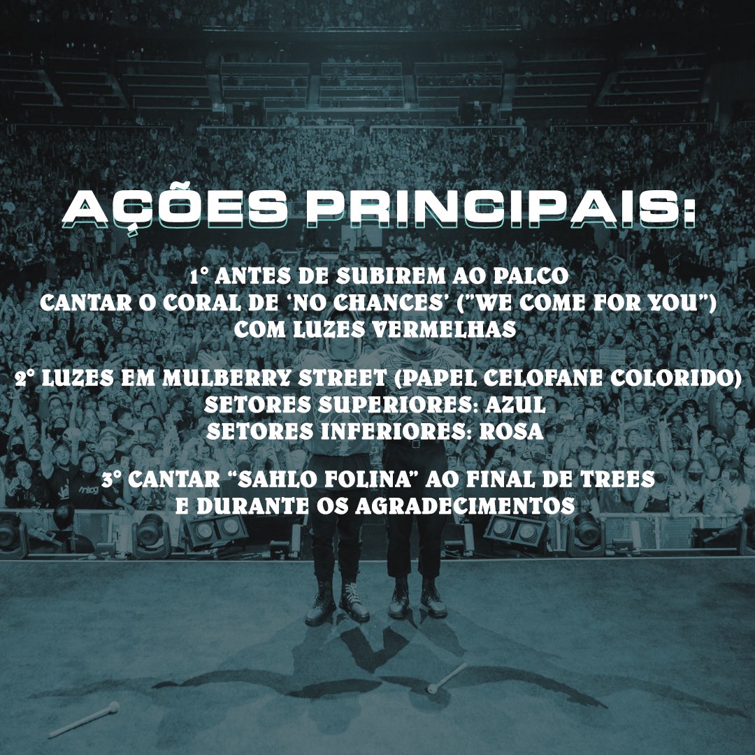 spookycliquebr's tweet image. VEIO AÍ! Em parceria com alguns fãs e portais, o @spookycliquebr preparou algumas surpresas para o show do @twentyonepilots no GPWeek. Confiram! 💙