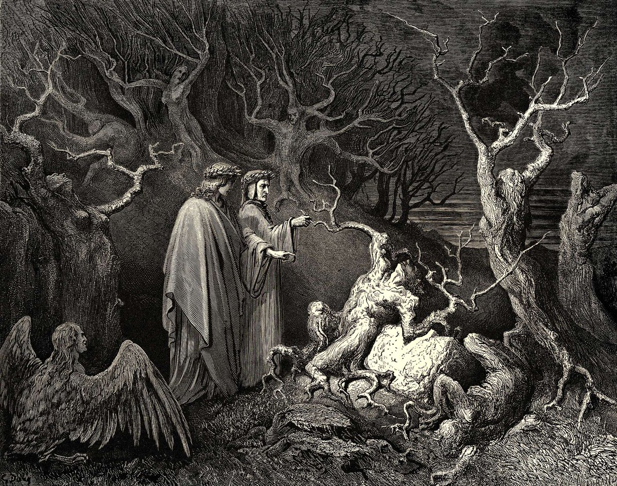 The Inferno, Canto 13 #gustavedore #dore wikiart.org/en/gustave-dor…