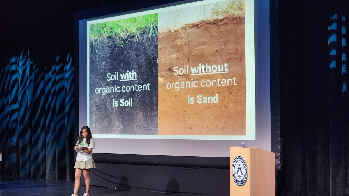 DrCoach_LeslieW's tweet image. Khushi M provide high school students a presentation on #SaveSoil today so they can be equipped to make changes.
#SaveSoilMovement @SadhguruJV
#SocialImpact @NAEducation