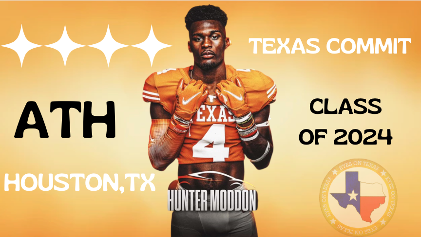 EyesontexasA's tweet photo. Texas Longhorn Commit Hunter Maddon ⎮ *4 ATH Class of 2024 Houston, Tx ⎮... https://t.co/ruVjVd93Ml via @YouTube The first offensive weapon for @TexasFootball in the 24 class @HunterModdon is straight FIRE!!  Props to him for his early pledge https://t.co/i3FI38pyoK