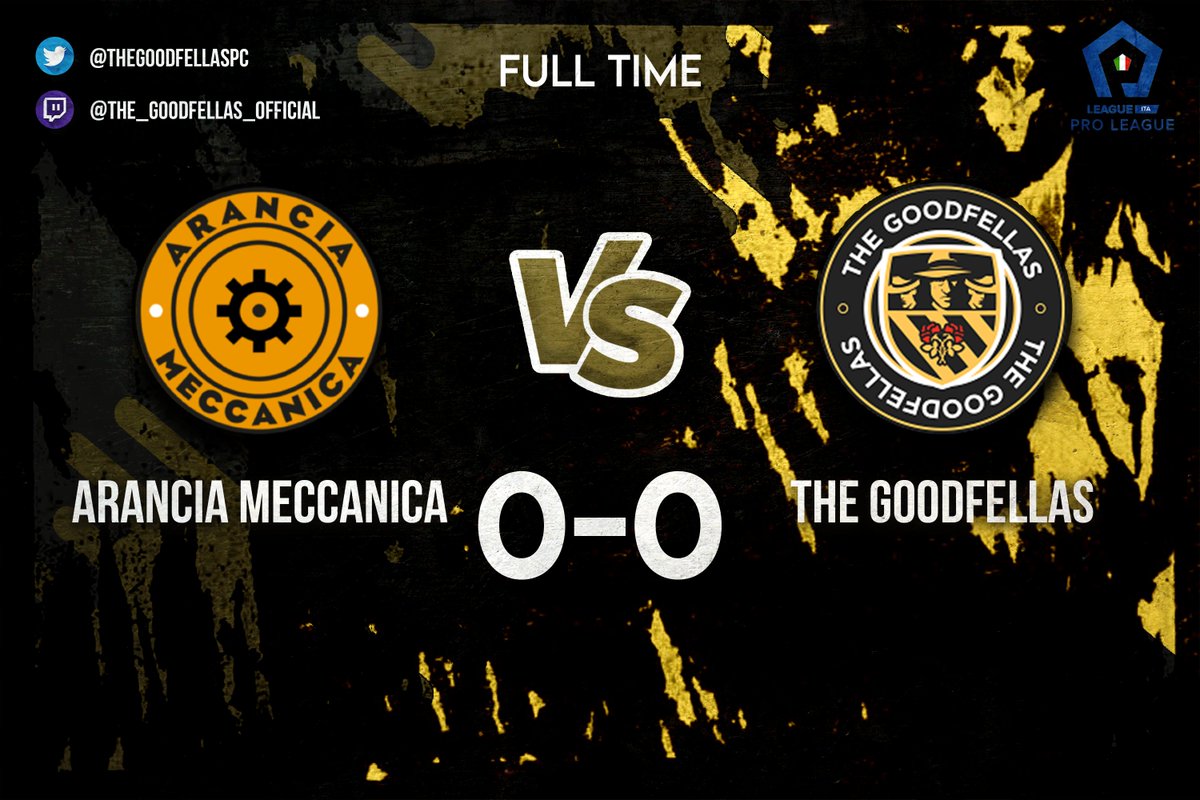 Finisce qui la seconda di campionato, partita molto equilibrata da ambo le parti senza troppe azioni da gol. Cerchiamo di imparare da questo risultato migliorando dagli errori commessi.
#NelPercorso
#WeAreTheGoodfellas ⚫️🟡🦍