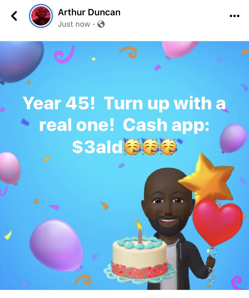 arthurleeduncan's tweet photo. Happy Birthday to me! #Birthday #ScorpioSeason #Oct25th Cash app: $3ald https://t.co/capgaRaf4P