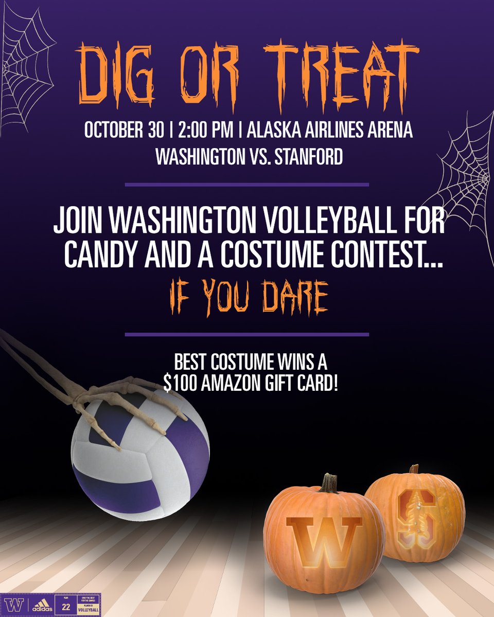 It's going to be spooky, but in a fun way. #PointHuskies