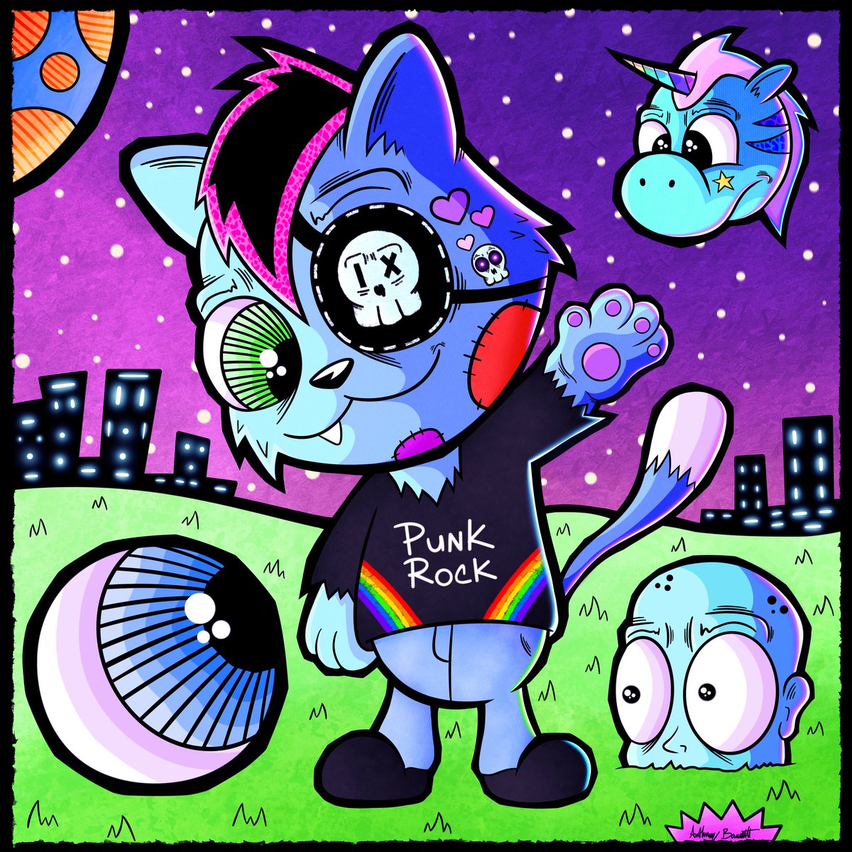 Woooooo! @thrillkicker just started another auction! I seriously can't thank you enough for all of your support, it means the world to me! You're the absolute best my friend! 🫂

💙🖤🔪🌈💀🖤💙 

There's still a full day. The current bid is 0.14 $ETH! 🥳

foundation.app/@nft_murder/mu…