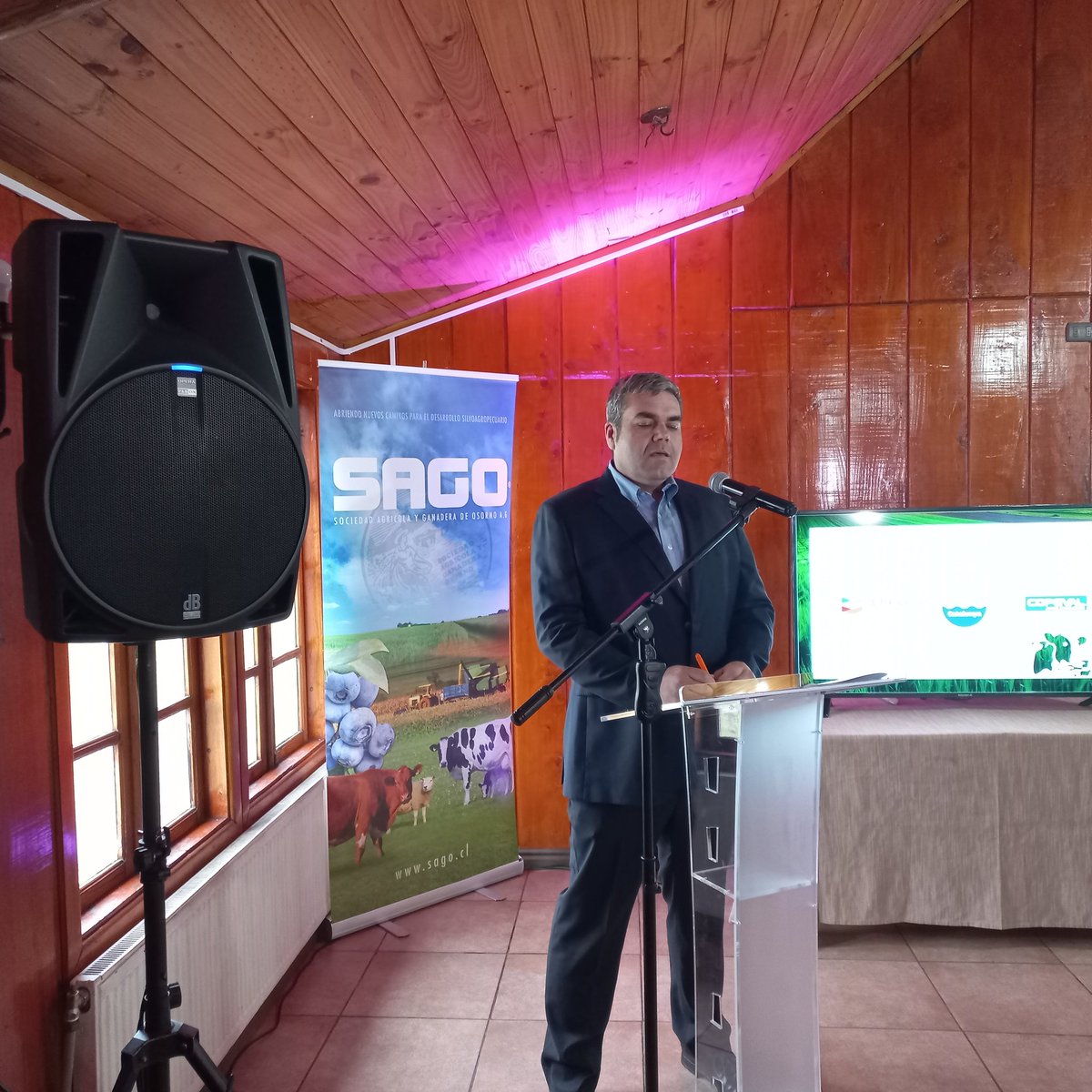 RadioSago's tweet photo. #FISUR2022 Presidente de SAGO A.G , Sergio Willer Daniel, en el lanzamiento oficial de la Feria Silvoagropecuaria más grande de Chile, en el tradicional Recinto SAGO #INFORMANDOPRIMERO https://t.co/bDc4cdQQyL