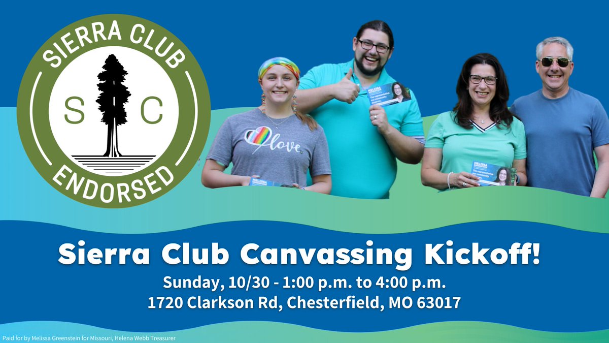 Melissa4MO's tweet photo. My first joint canvass w/ Colin Lovett was so much fun, we had to do it again! Help Colin &amp; I knock some more doors on 10/29 at 9:30 am!

Can't make it then? Join #TeamGreenstein and members of the Sierra Club on 10/30 at 1 pm. Let's Get Out The Vote!

#GoWithGreenstein #MOLeg https://t.co/eYknugePb0