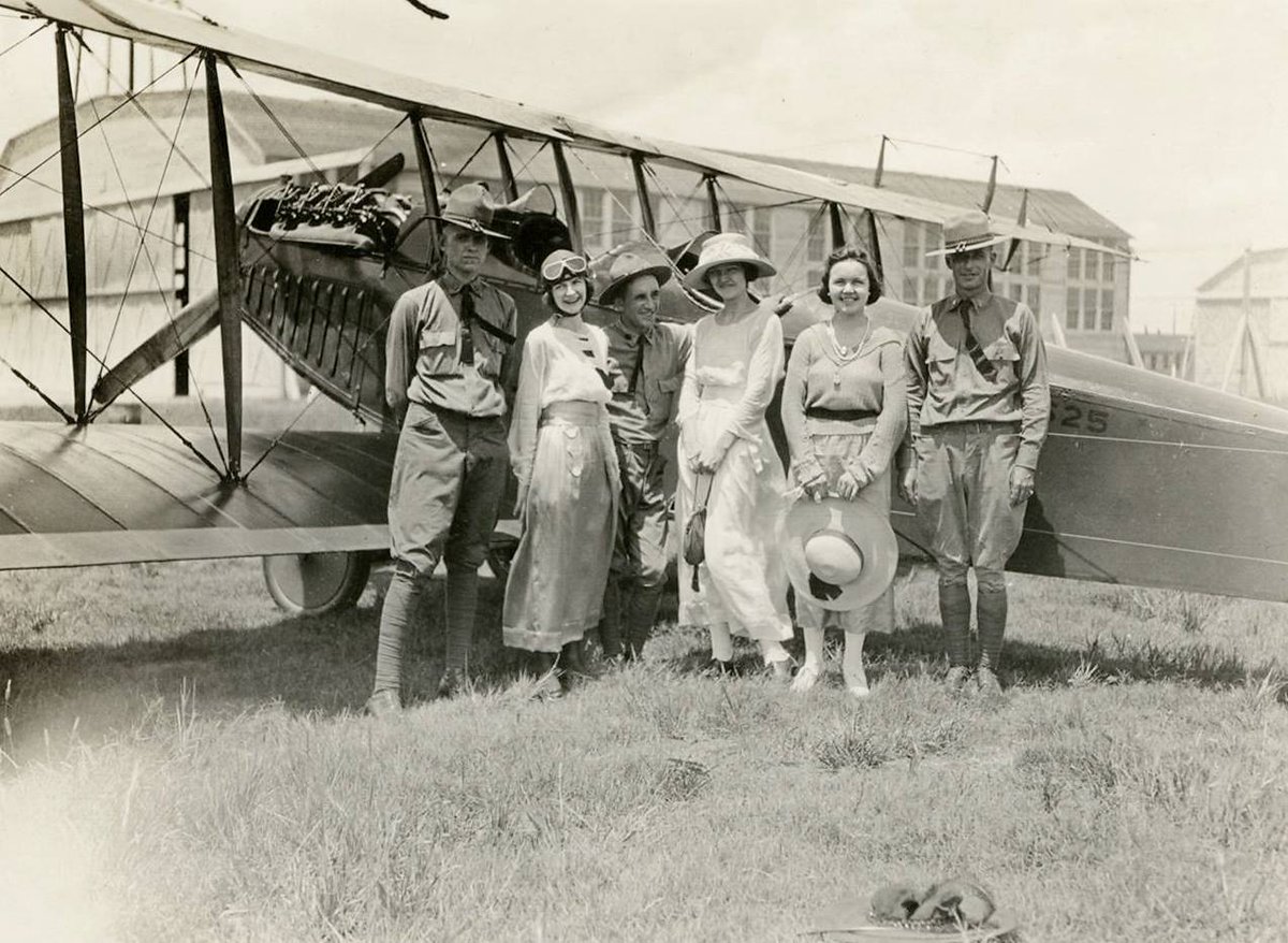 andy-hall-on-twitter-rt-tracesoftexas-folks-in-front-of-a-biplane