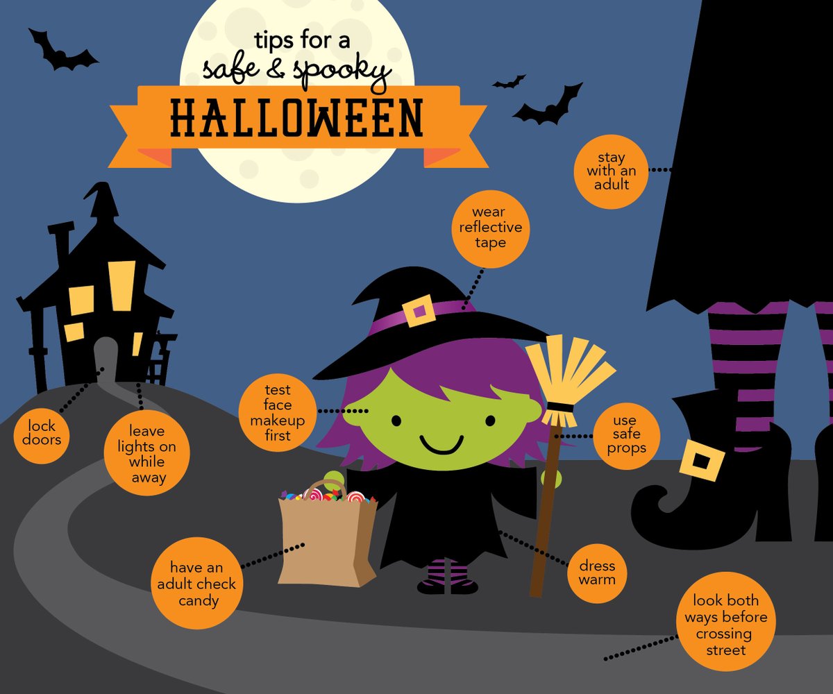 Halloween is almost here, and we have a few simple safety tips that will ensure everyone has fun trick-or-treating, while staying safe! Remember - if you see anything suspicious, please say something! #HalloweenSafety 🎃