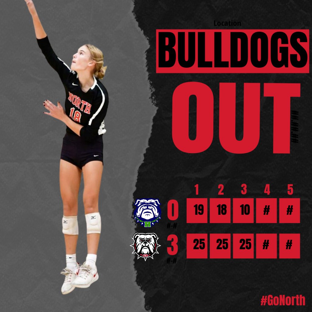 NGHSAthletics's tweet photo. Lady Bulldog Volleyball beats Harrison to advance to the Final 4! https://t.co/chJwR6L60c