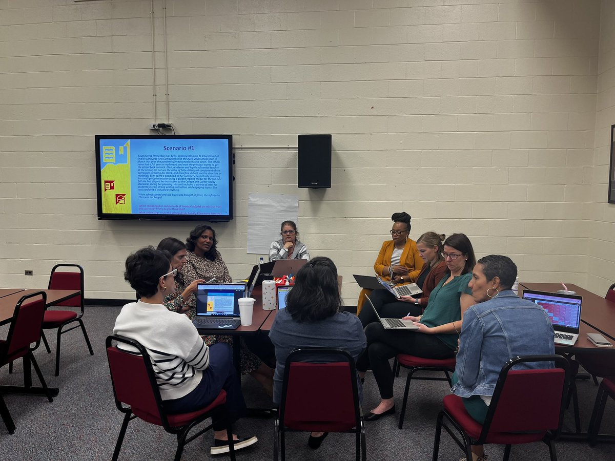dgreener20's tweet photo. Thank you @CharMeckSchools for a wonderful day of building community and learning together through @ELeducation and cycles of continuous improvement for equity! Look out for the impact these ICC schools are going to make this year! #ICCstrong #CI4E #fromgoodtoGREAT https://t.co/kWt5tyfWwn