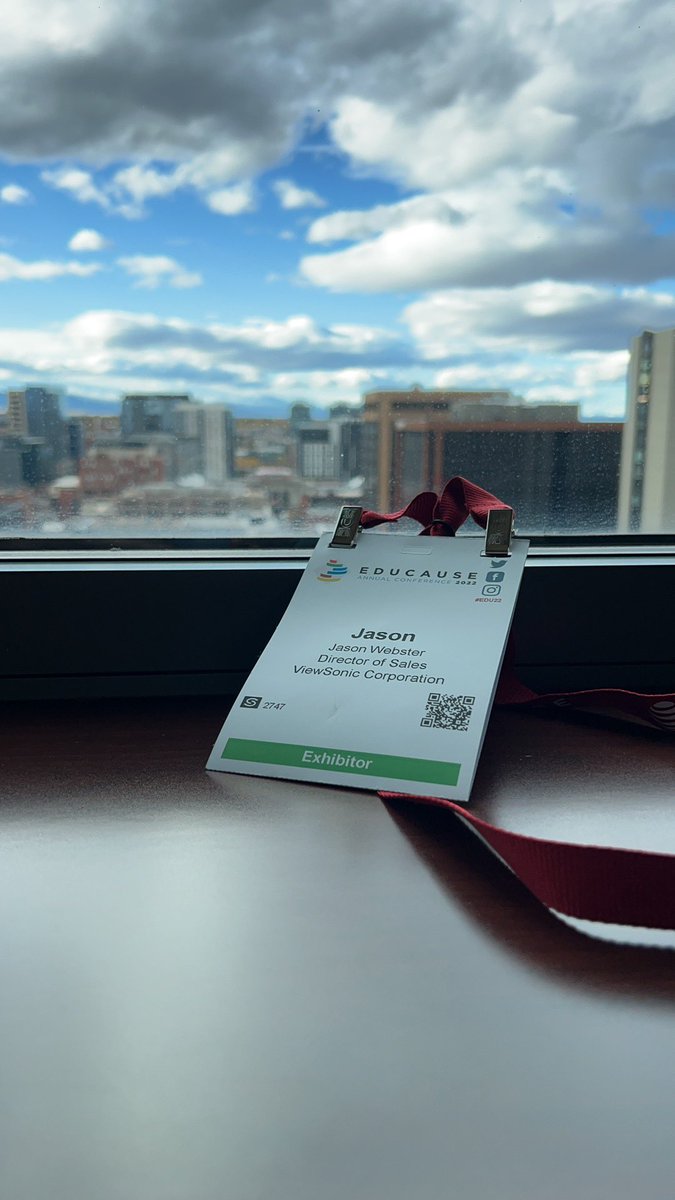 webster2001's tweet image. Trade show season … this week Educause 2022
#EDU22