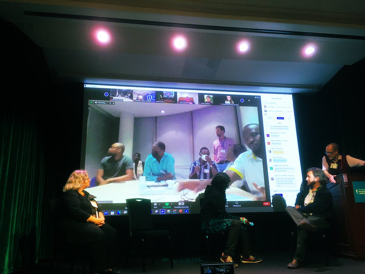 MichelleItano's tweet photo. Honored to help connect the participants in @ImagingAfrica to the global Imaging Scientist community at #BINA2022CC and listen to their insights and their perspectives during a discussion on building, empowering, supporting and connecting communities.
🤝🤩🔬🌎🌍🌏🔬🤩🤝 https://t.co/lHUnh9aOxy