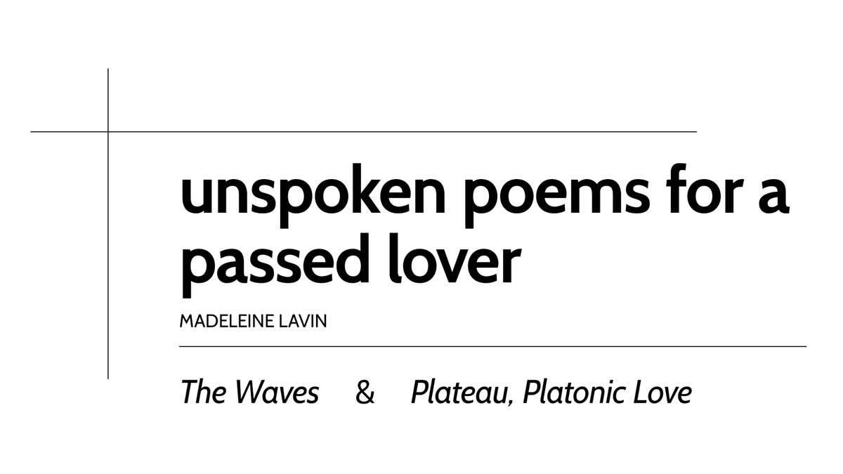 UnderCurrentsYU's tweet photo. Madeleine Lavin draws on assemblage theory, environmental temporalities, and a metaphorical new materialism in her “unspoken poems for a passed lover,” part of UnderCurrents vol. 21, Memories and Futurities -- https://t.co/Sk5cVB4eCW. https://t.co/mlzrnP3HKS