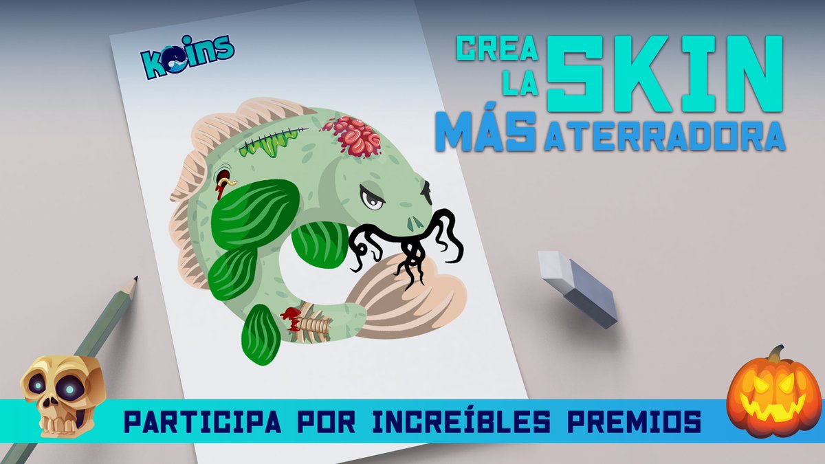 Koinsrun's tweet photo. ¡Saca tu lado más creativo! 🖌

Comienza la competencia: Dibuja tu skin de Halloween🧟‍

Dibuja, pinta o diseña tu koin favorito con la skin más escalofriante y participa por increíbles premios.

Todas las reglas aquí https://t.co/ZQr8rACowc https://t.co/wdN4hSFJDH